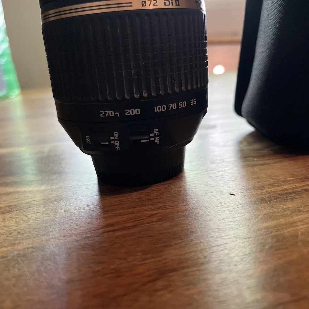 Tamron 18-270mm f/3.5-6.3 Di II VC B003 Lens Nikon F Mount + Case Filter